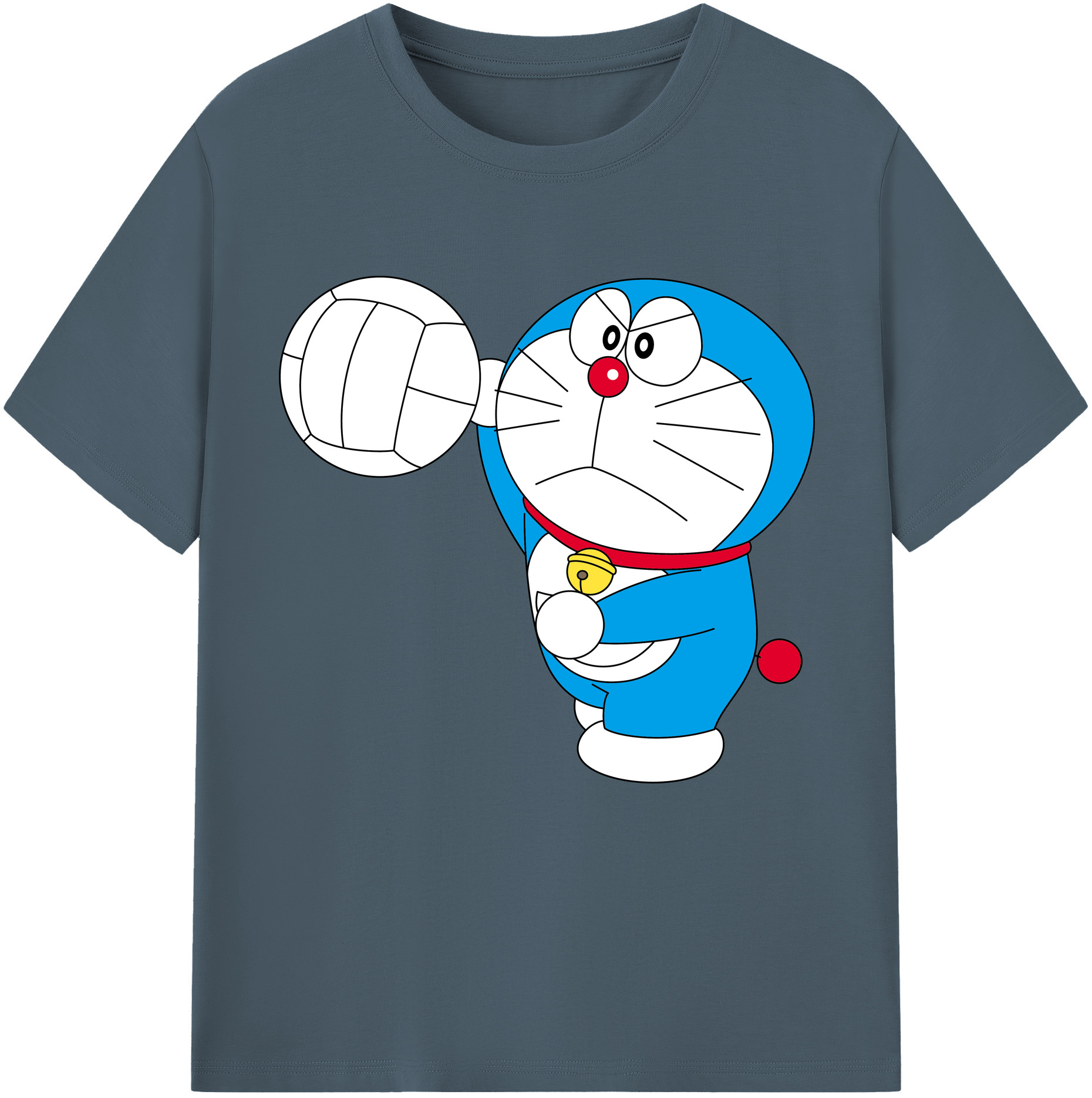 （画像用） ドラえもん Doraemon 綿100％半袖Tシャツ（フロントプリント）